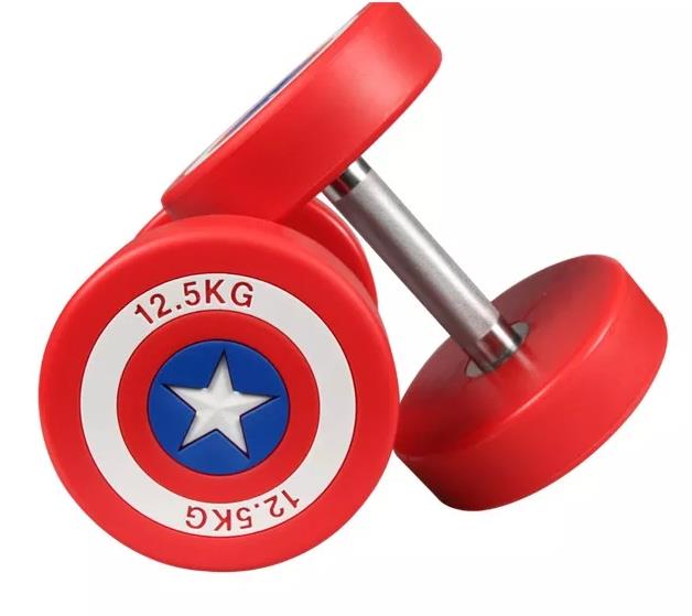 Captain America Hanteln sind zu einem neuen Favoriten in der Fitnessbranche geworden